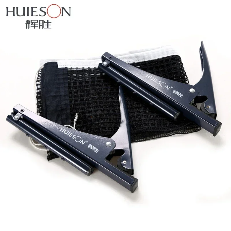 Professional Clip-on/screw Type Table Tennis Mesh Net Huieson Standard Ping Pong Table Net Rack Kit Accessories Clamp Types