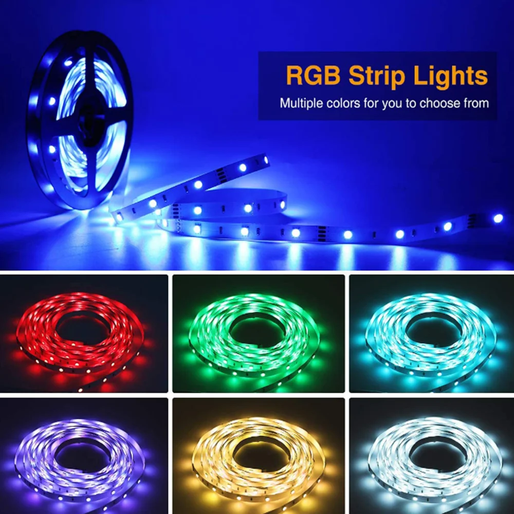 LED Strip Light 5M DC12V 2835 180Leds/m Rape 4mm 2835  Light Flexible LED Ribbon Backlight Lamp