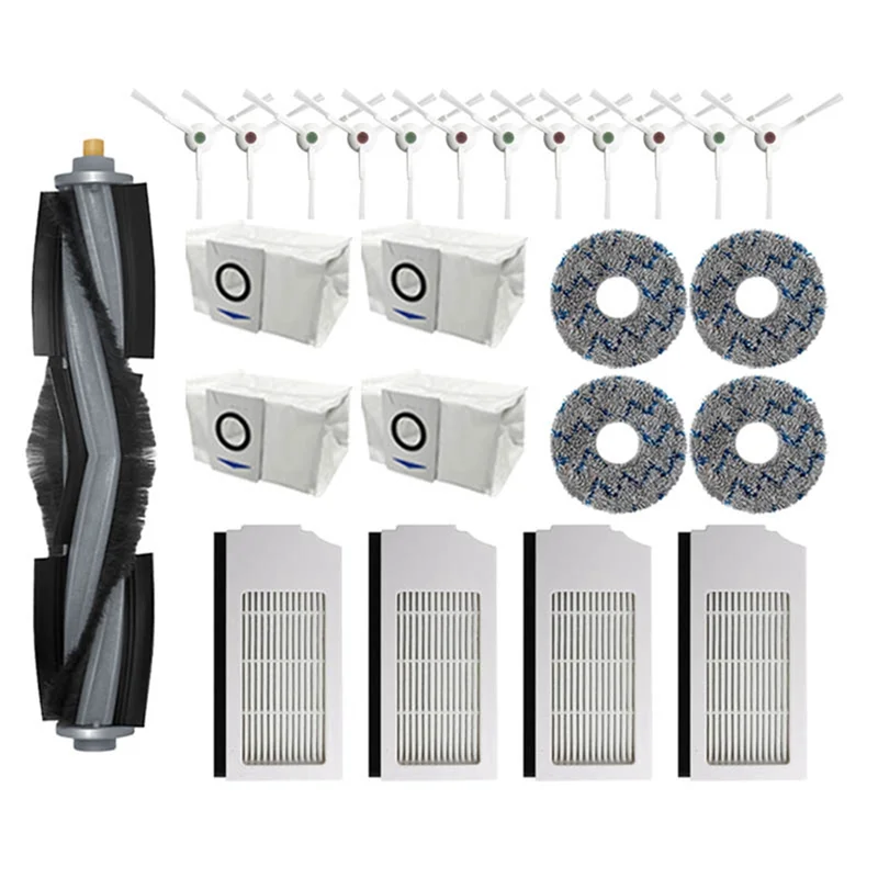 

БЫСТРАЯ ПРОДАЖА: Набор аксессуаров для робота-пылесоса Ecovacs Deebot T10 Turbo / OMNI Robot A: роликовая щетка, мешок для пыли, HEPA-фильтр, основная и боковые щетки, насадка для влажной уборки.