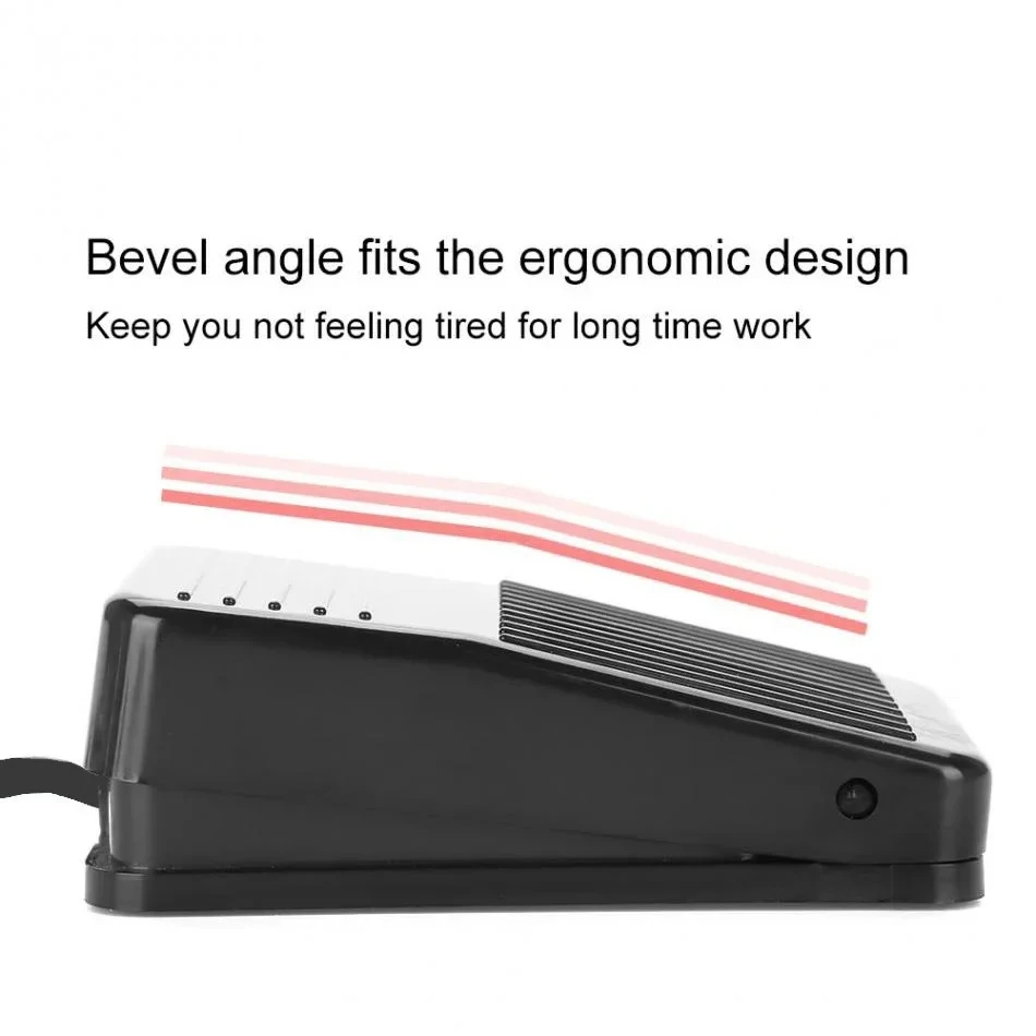 Professional Tattoo Foot Pedal Switch Pedal Compact Anti Slip Foot Tattoos Pedal Tattoo Machine Art Tool Black 1pcs