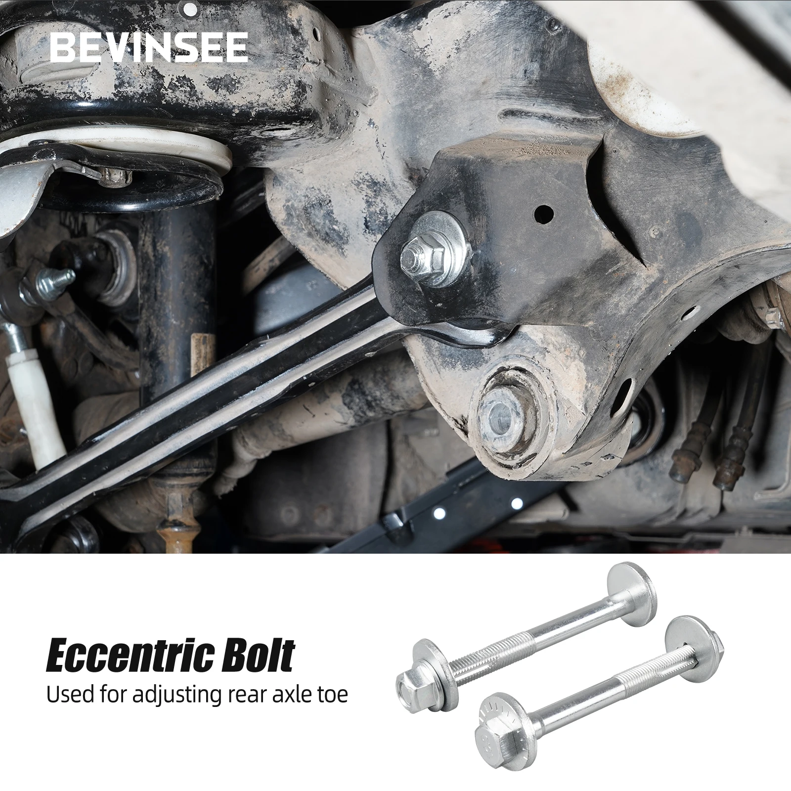 Rear Suspension Link Eccentric Camber Bolt for BMW E90 E91 E92 E93 E81 E82 E87 E88, Replace 33326764292,33306786186,33326760668