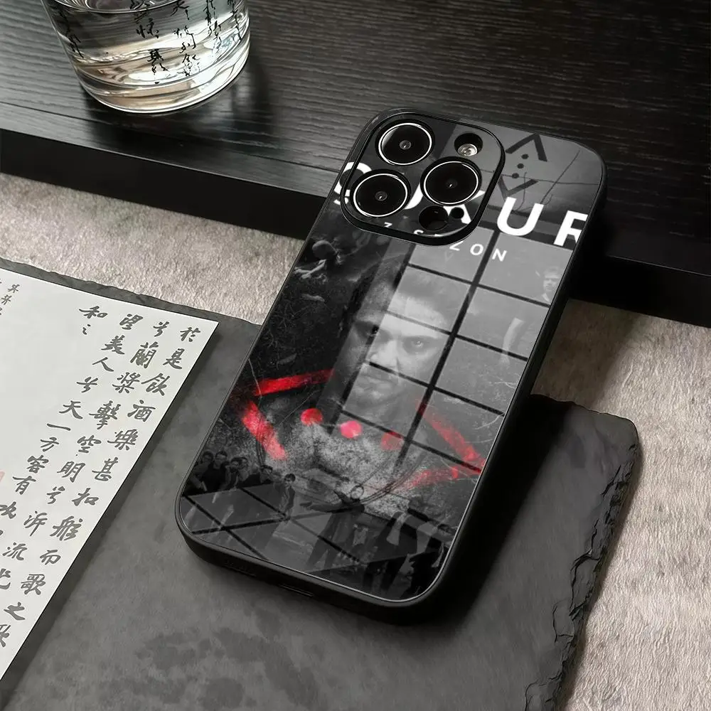 

Phone Case For IPhone 17 16 15 14 13 12 11 Pro Max X XR Precision Holes In Acrylic Glass PC Cover Turkish TV Series Cukur