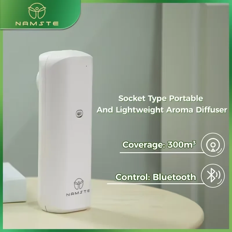 NAMSTE Electric Diffuser Hotels Bluetooth Controlled Socket Type Small Room Scent Machine 100ml Easy To Carry