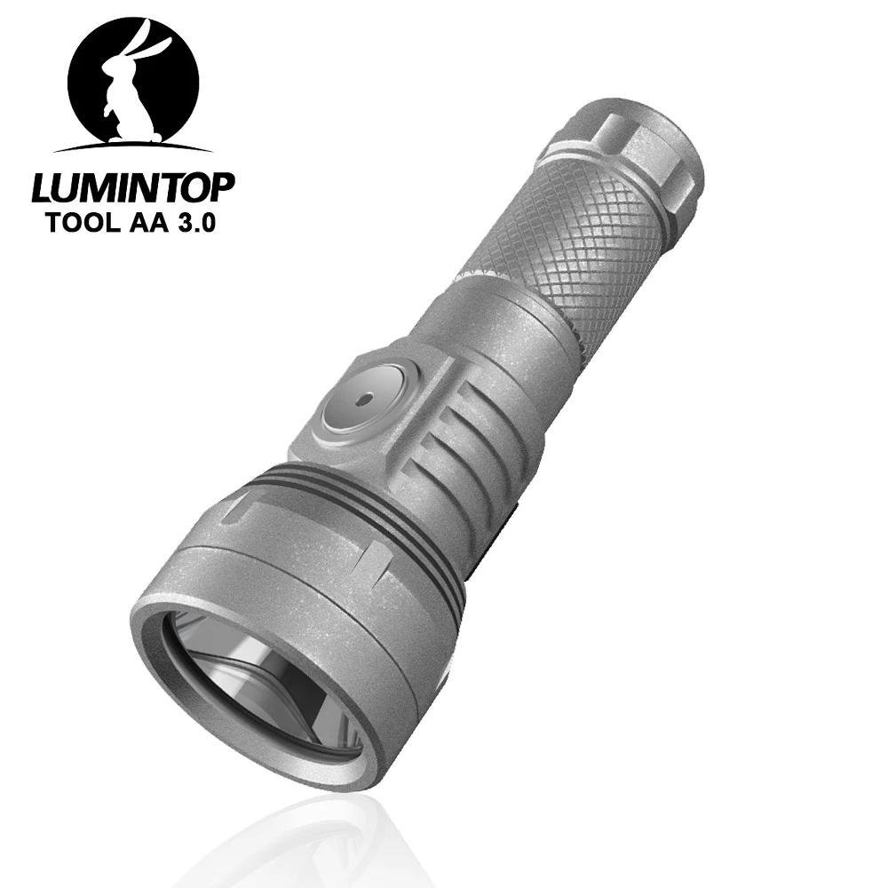 EDC LED Flashlight Titanium Stonewash Mini Keychain Outdoor Camping Lantern USB Type C Rechargeable Lamp Torch Light GT NANO 3.0