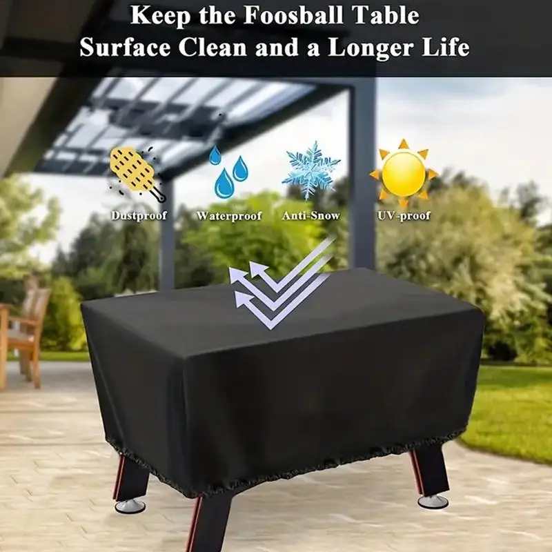 Football Table Cloth Heavy Duty 210D Soccer Table Cover Childrens Toy Football Table Cover Waterproof And Dustproof Game Table