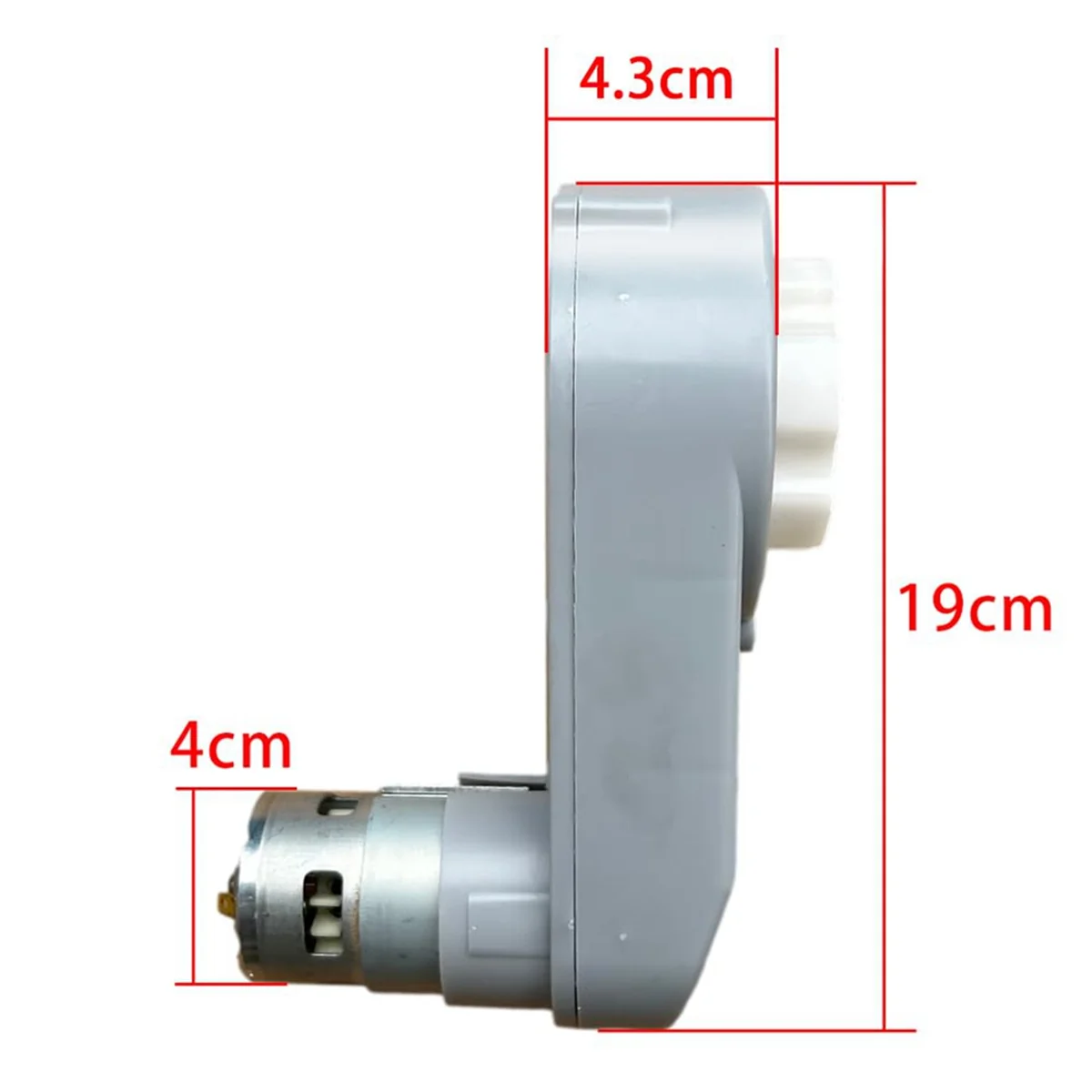 Imagem -02 - Caixa de Velocidades para Atualização de Rodas Elétricas Alto Torque 24 v Rs775 Motor de Alta Velocidade