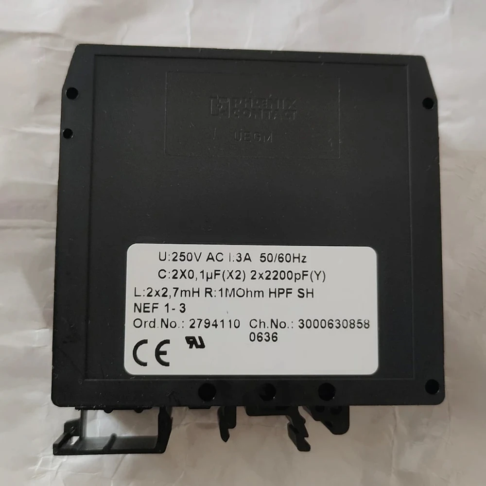 2794110 NEF 1- 3 Interference Filters For Phoenix EMC Filter DIN Rail Module