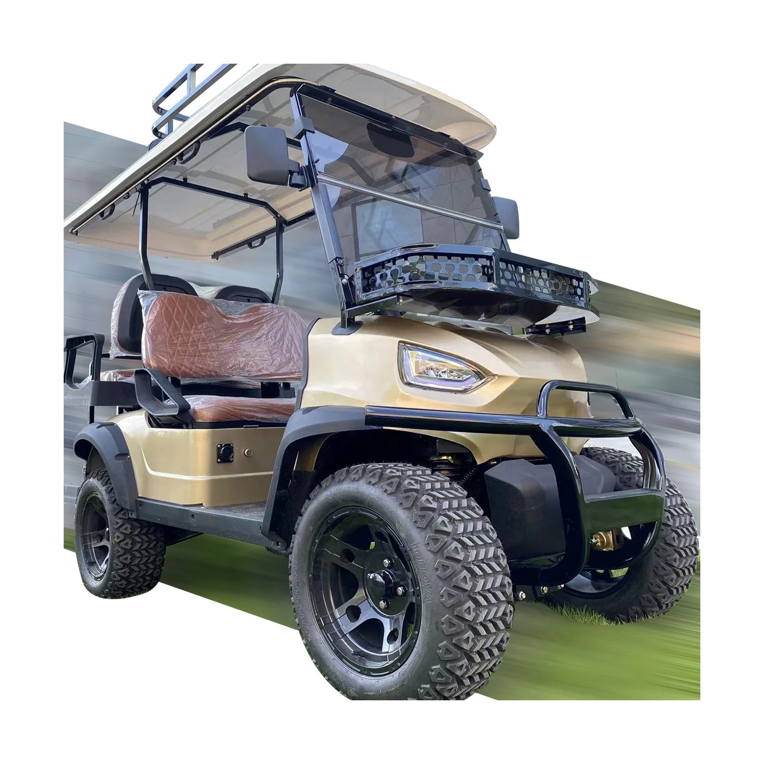 Lithium Battery 4 Seats Lifted Off Electric Golf Cart Fast for Sale Saudi Arabia