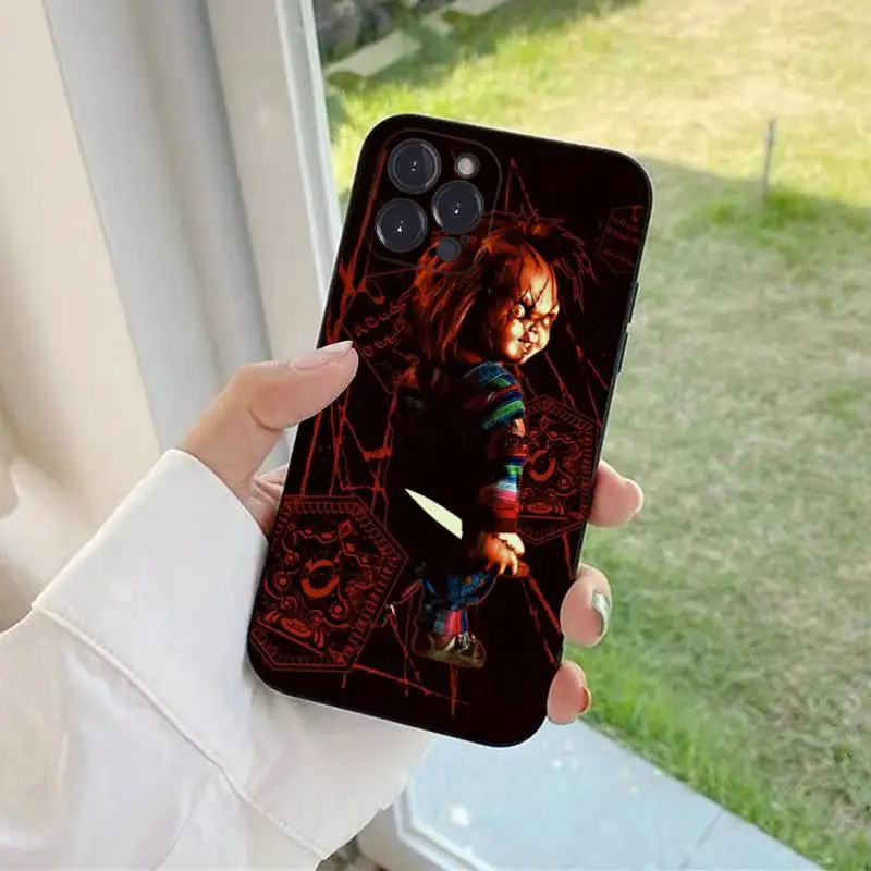 Horro Movie Chucky Phone Case For iPhone 13 Pro MAX 14 11 12 Mini X XS XR 6 7 8 Plus SE 2020 Soft TPU Cover