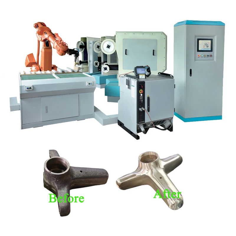 Automatic Motorcycle Engine Grinding Machine Aluminum Rims Axle Car Workpieces Robotic Deburring Polishing Finishing Machine