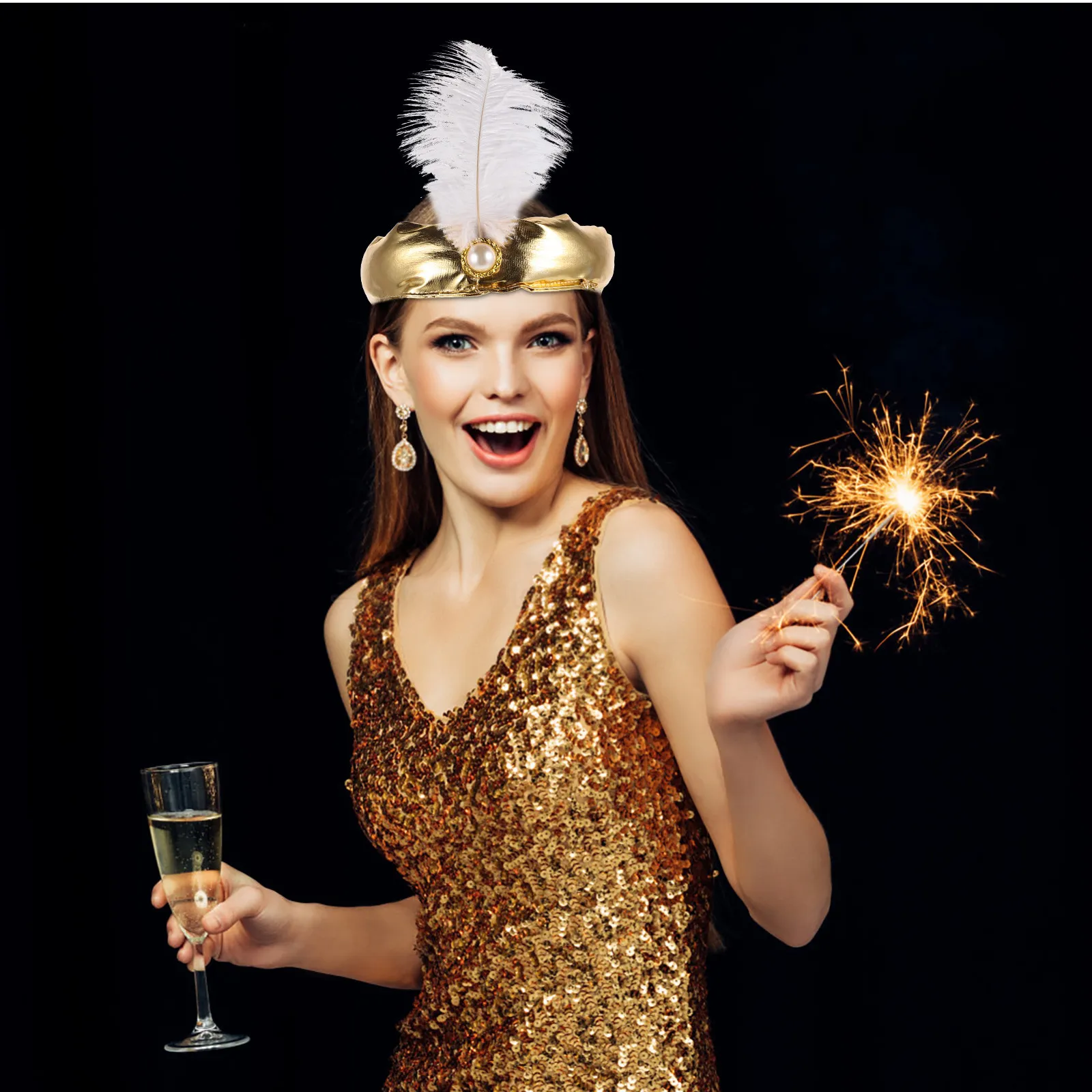 

Изысканная шляпа из ткани ручной работы для косплея, вечеринок, фестивалей, выступлений, декоративный реквизит, аксессуар для вечеринок