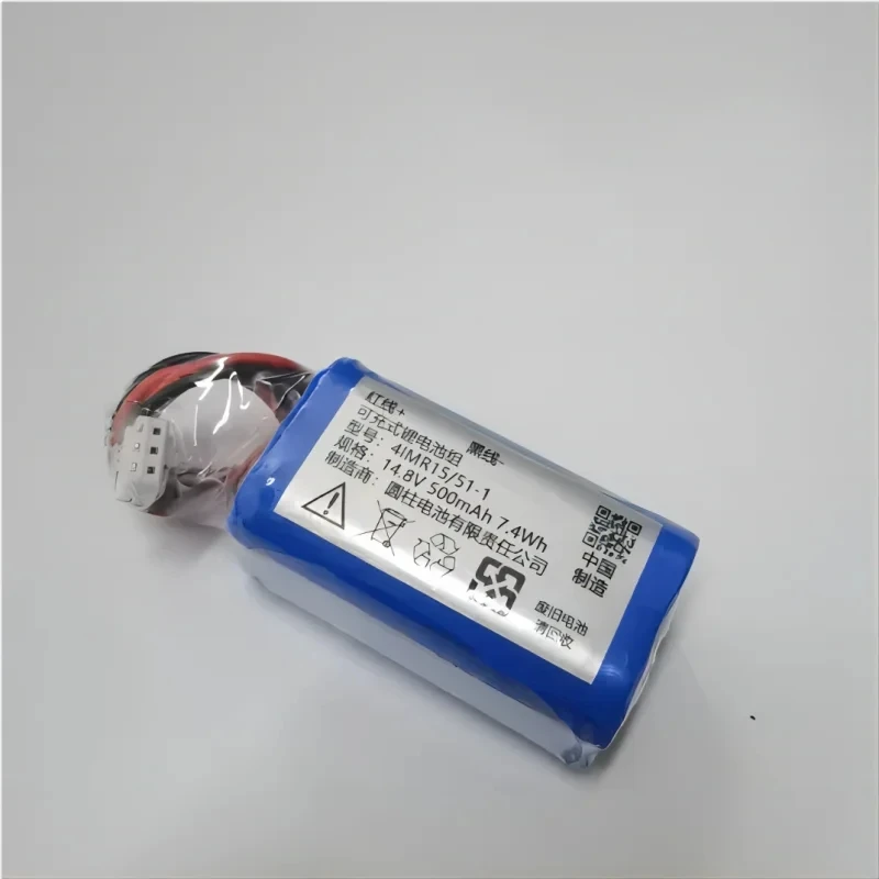 14.8v 500mAh 7.4Wh 4IMR15/51-1 3-wire plug Rechargeable Lithium Battery Pack