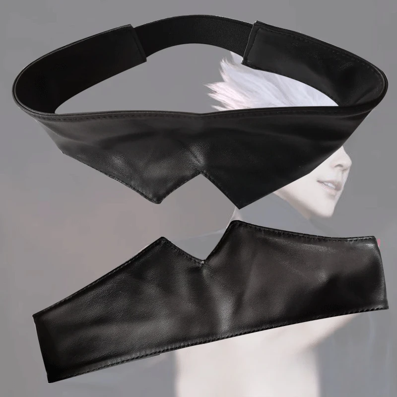 Gojo Satoru Anime Cosplay Lunettes pour hommes et femmes, Jujutsu Kaimple Cos Costume, Lunettes de soleil, Lunettes de fête à plis