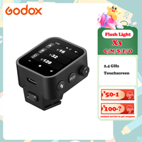 Godox X3 TTL Wireless Flash Trigger Portable Lightweight Flash with OLED Touch Screen Control at Your Fingertips