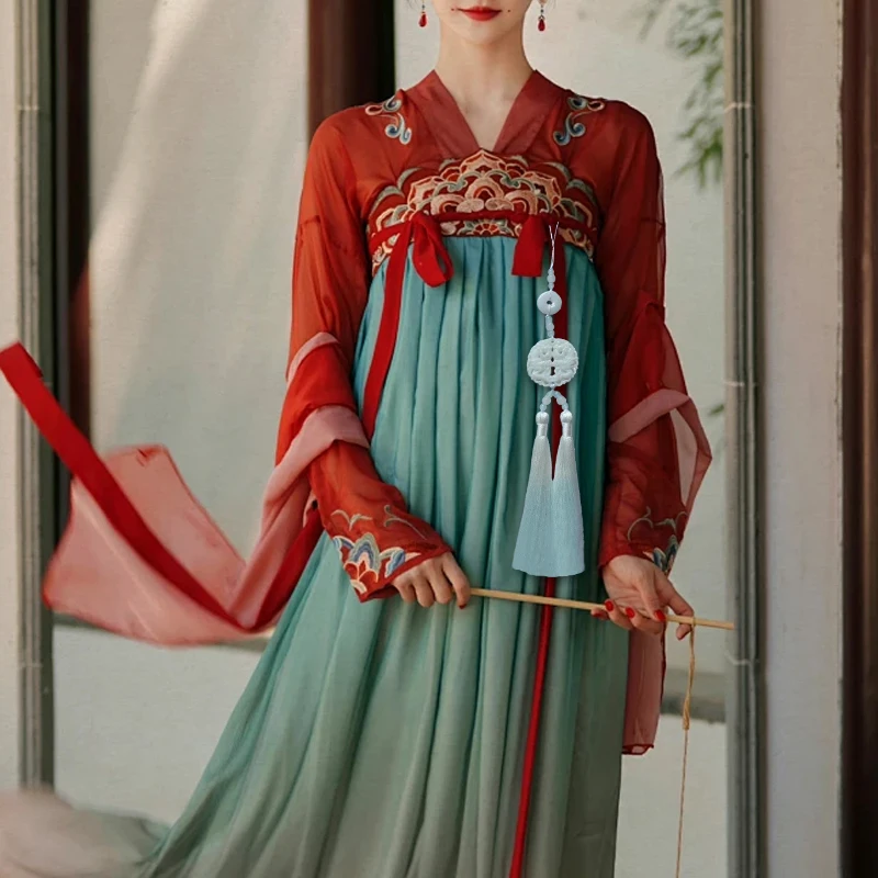 中国漢服ペンダント古代腰飾り翡翠装飾漢服衣類アクセサリータッセルペンダントチャイナドレス漢服ドレス腰飾り