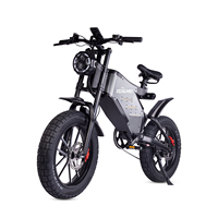 RZOGUWEX X5S City Electric Bicycle 1000W All-Terrain Electric BiKe 48V 25Ah Battery 20-Inch Fat Tire Adult E-Mountain Bike