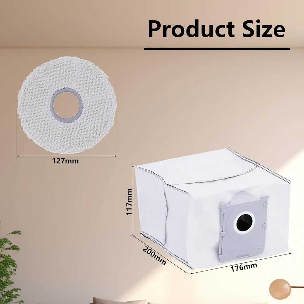 ¡Promoción! Kits de accesorios para Ecovacs Deebot T50 Max /T50 Pro /T50 Omni /T50 Pro Omni piezas de aspiradora, almohadillas de fregona, bolsas de polvo