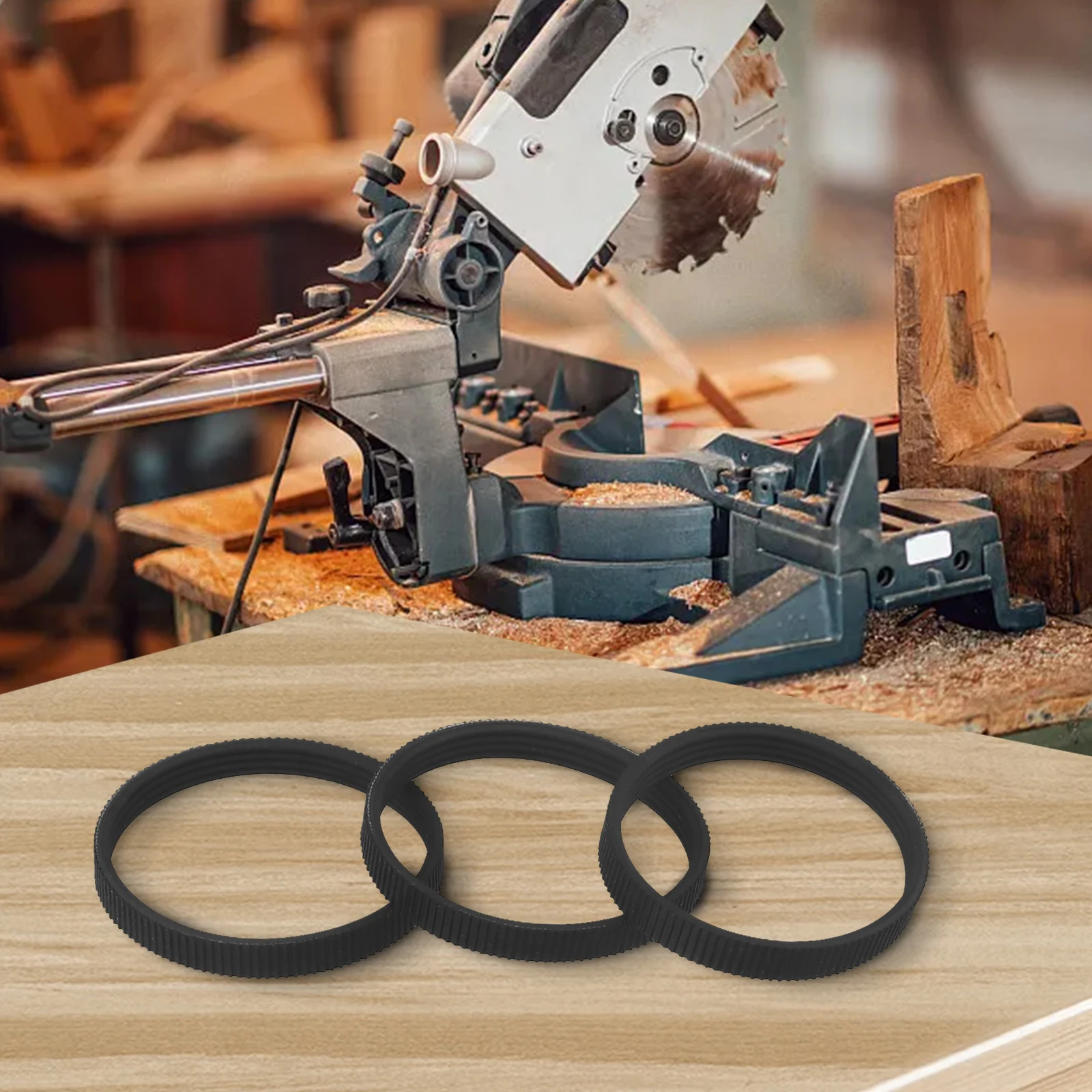 

Electric Planer Rubber Drive Belt 3pcs Set 9 6mm Width Fits For 1900B 2250077 N1923B KP0810C KP0810 BKP180 Replacement