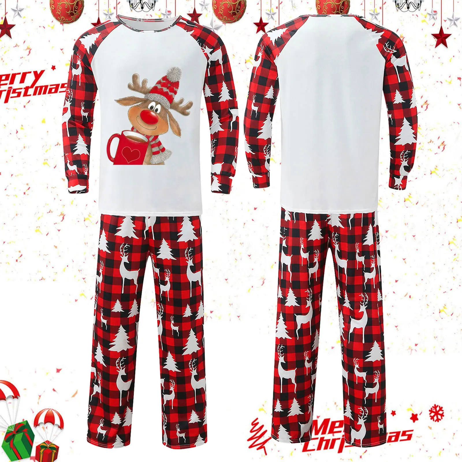 

Christmas Pyjamas Family Set Pyjamas Christmas Partner Women Men Children Christmas Pyjamas Family Pajamas Christmas with Dog
