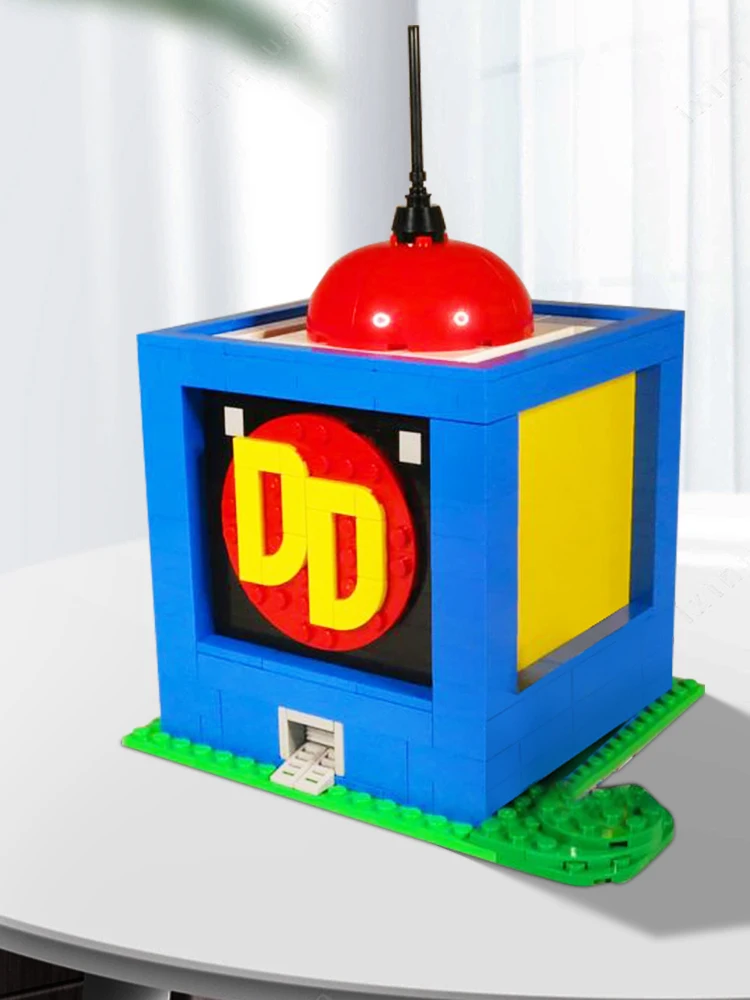 Caixa De Armazenamento De Dinheiro De Pato, Tio Patinhas, Caixa De Dinheiro, Blocos De Construção, Caixa De Animação, Modelo DIY, Onkel, Geldspeicher Set, Brinquedos De Tijolo