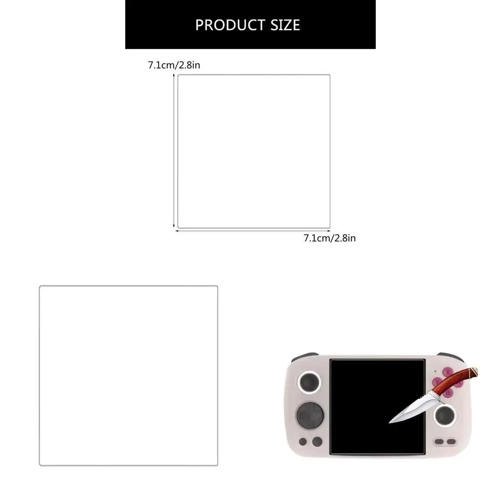 

R53C Shatterproof Tempered Film Screen Protector Gamepad Film Full Screen Game Console Film Easy Installation