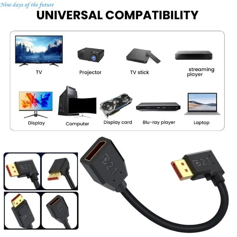 Fast Speed 16K  Cable 2.1 Version Supports 8K@240Hz and 4K240Hz with HDCP Compatibility E65A