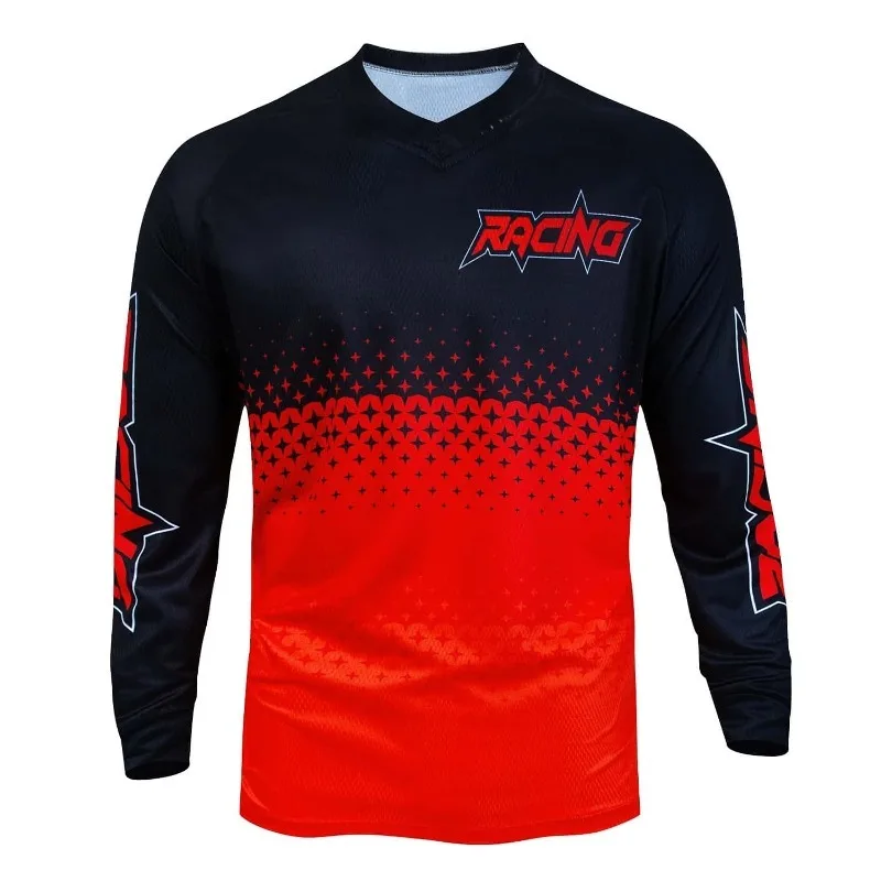 

2026 New Men's and Women's Off Road Motorcycle Riding Shirt Summer DH Motorcycle Mountain Bike Off Road Motorcycle Long Sleeve