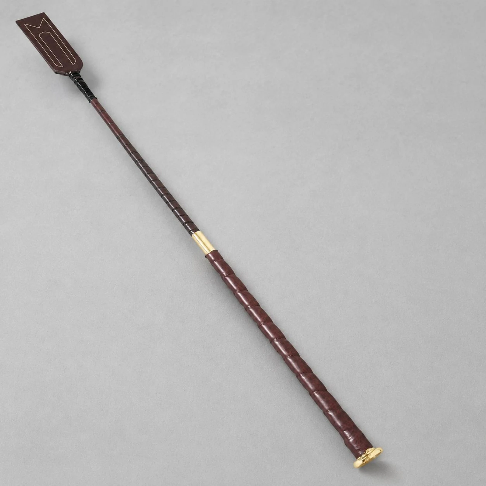 PU Riding Whip Alloy Head Equestrian Whip PU Leather Riding Crop Textured Grip Horse Equipment Training for Equestrians