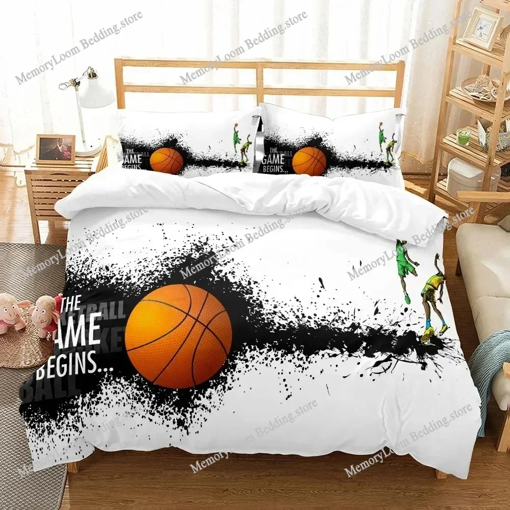 3D Print Fantastic Basketball Duvet Cover Set Uk Single Double King US Twin Full Queen King Bed Linen Bedding Set