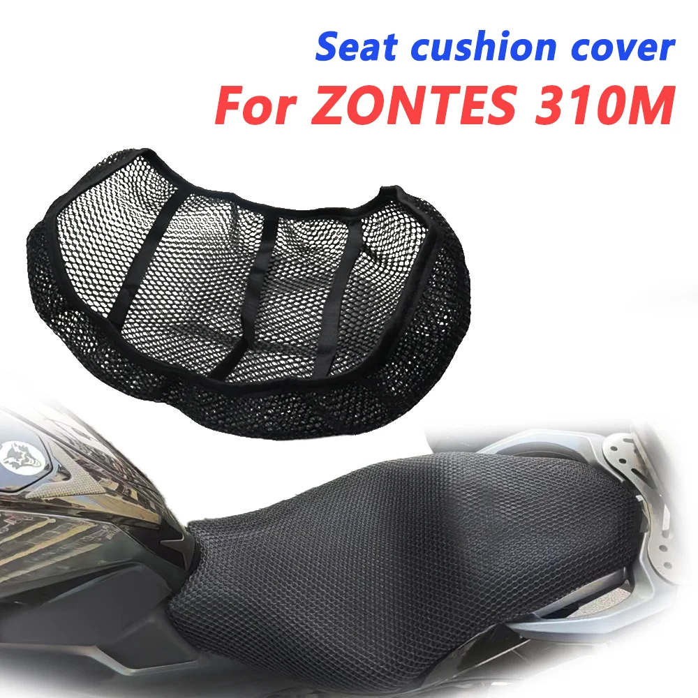 For ZONTES 310M 310 M Motorcycle Seat Cover 3D Elastic Breathable Heat Resistant Anti Slip Protective Pad Accessories