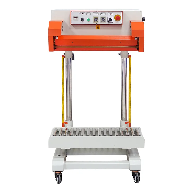 Fast pedal pneumatic sealing machine Commercial bag Rice flour Heat sealing machine Vertical double-sided heating,