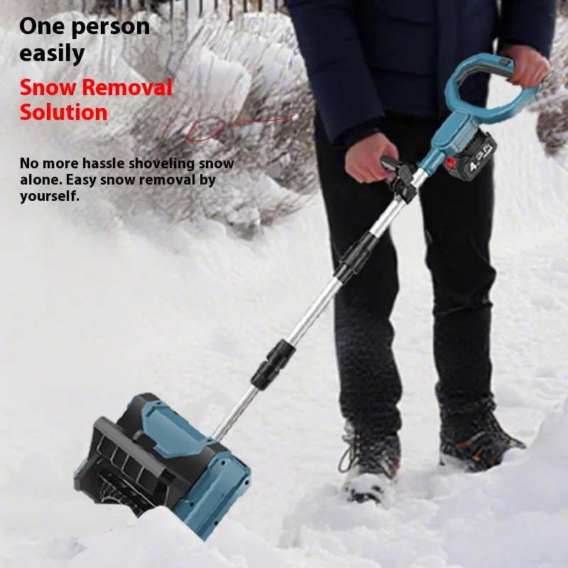 Wireless Industrial Electric Snowplow Snowblower Snow Shovel