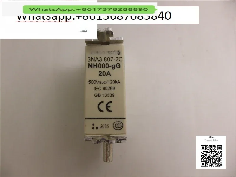 

Authentic fuse core 3NA3807-2C NH000-gG 20A 500V