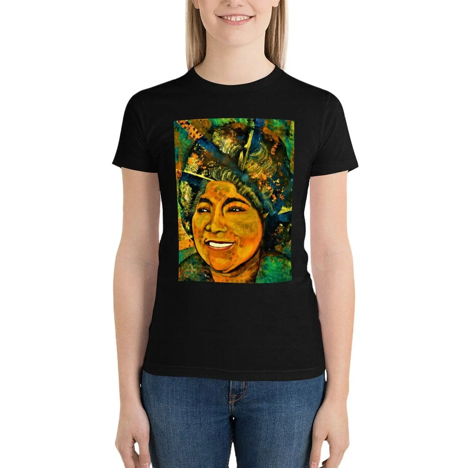 

MAHALIA JACKSON (Poppin Portrait) T-Shirt aesthetic clothes summer clothes cute t-shirts for Women