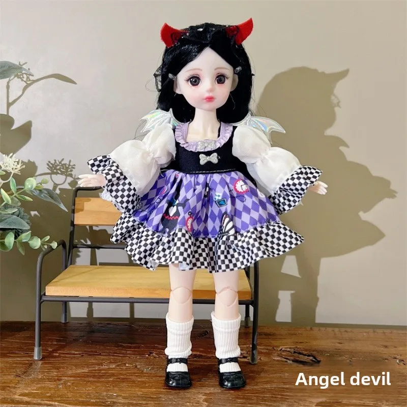 New Fashion Cute Casual 30cm Doll Clothing 1/6 BJD Doll Set Princess Dress Girl Toy Gift Doll Accessories Holiday Gift