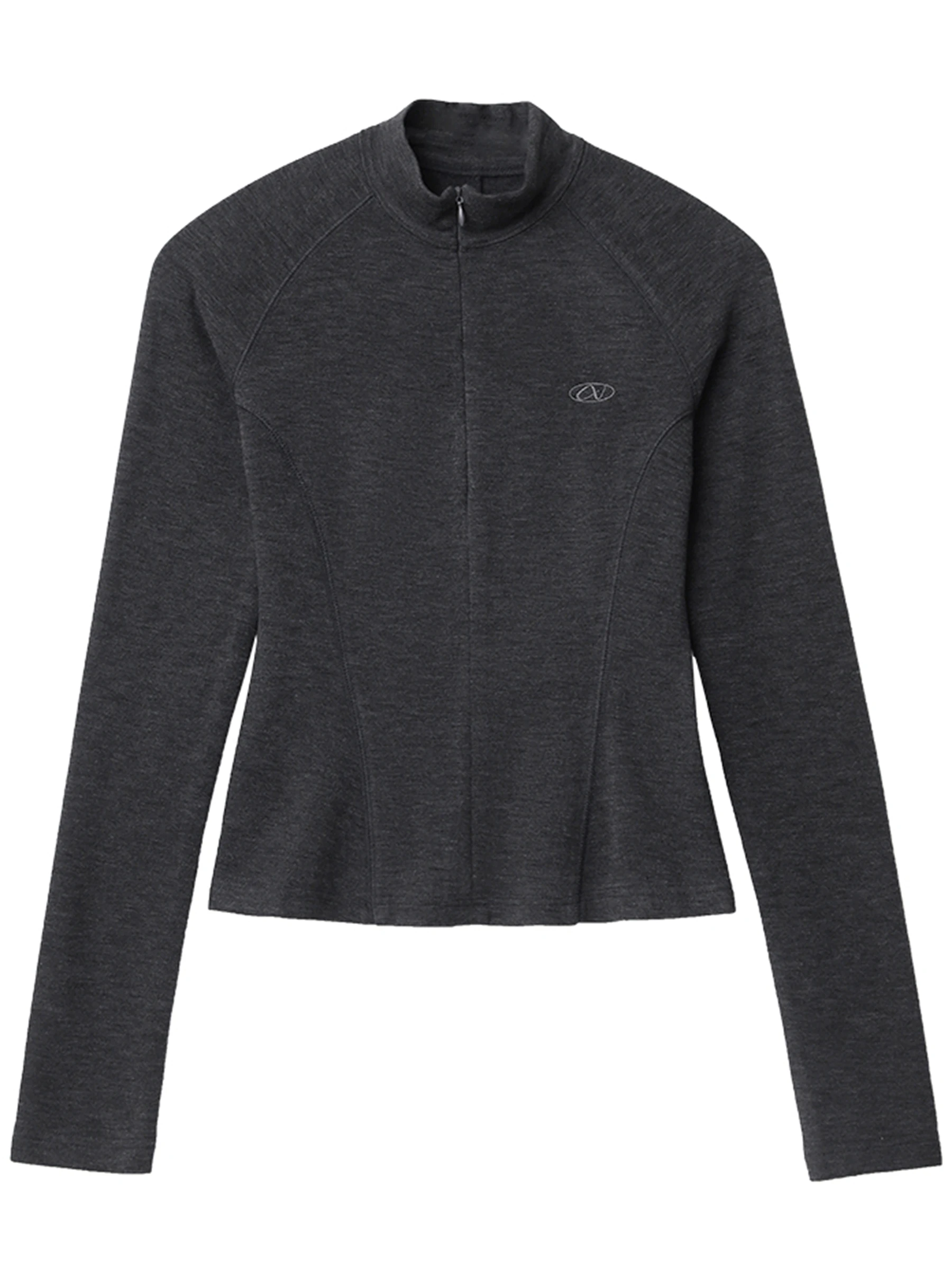 تي شيرت نسائي جديد من CHIC VEN بلوفر ضيق بنصف رقبة عالية أساسي بأكمام طويلة تي شيرت نسائي رياضي لربيع وخريف 2025