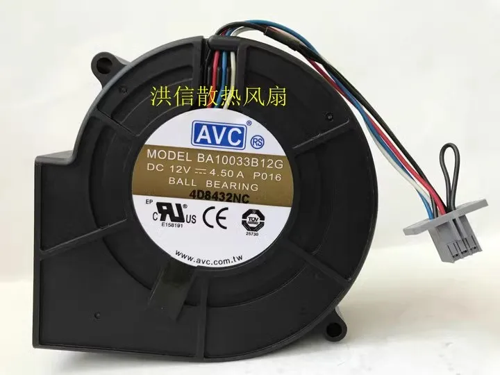 Free shipping original AVC 9733 BA10033B12G 12V 4.50A high airflow violent turbine blower fan