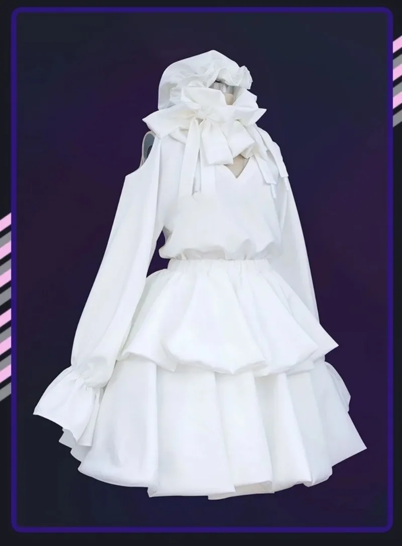 Sua Cosplay Kostüm Anime Alien Bühne Junge Sua Top Rock Kurzhaarperücke Anime Rollenspiel Kostüme Halloween Karneval Party – Detail 4