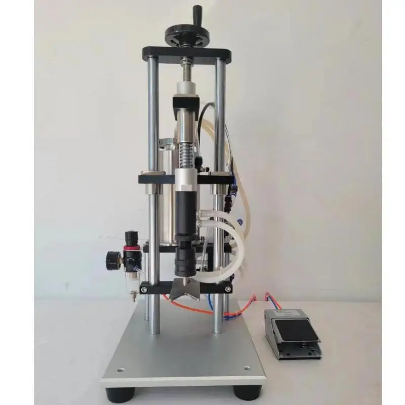 Máquina de llenado al vacío de Perfume, botella de agua de succión semiautomática de escritorio, llenadora de líquido para maquinaria de producción