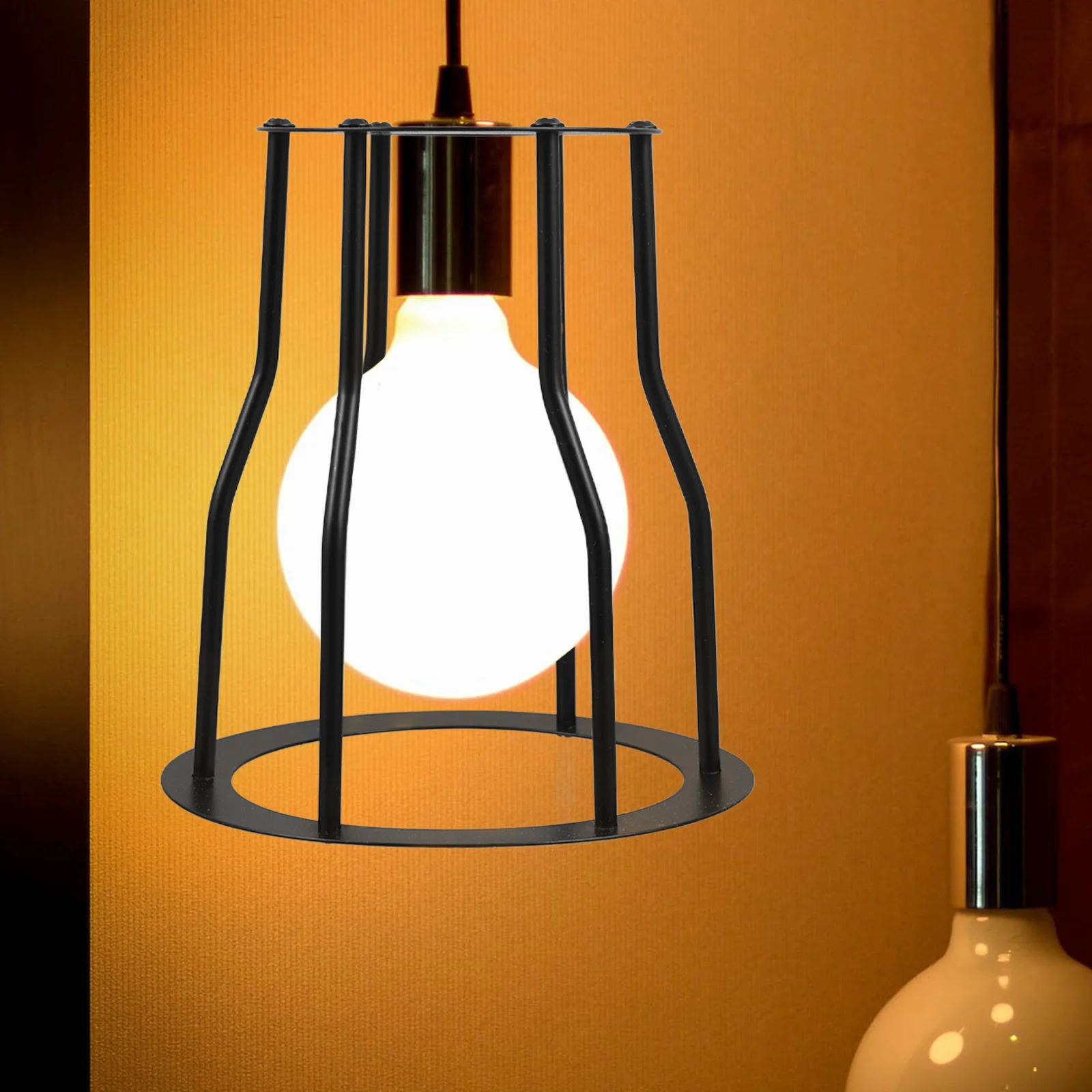 

Изысканный металлический абажур в стиле ретро, дизайн клетки для птиц для стильного освещения, проекты «сделай сам», домашний декор, абажур, подвесной светильник, крышка