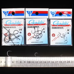 High Carbon Steel Fish Hook Efficiency Barbed 1/0-15# Fishhooks With Hole Jig Carp Big Eye Fly Fishing Hook Worm Pesca