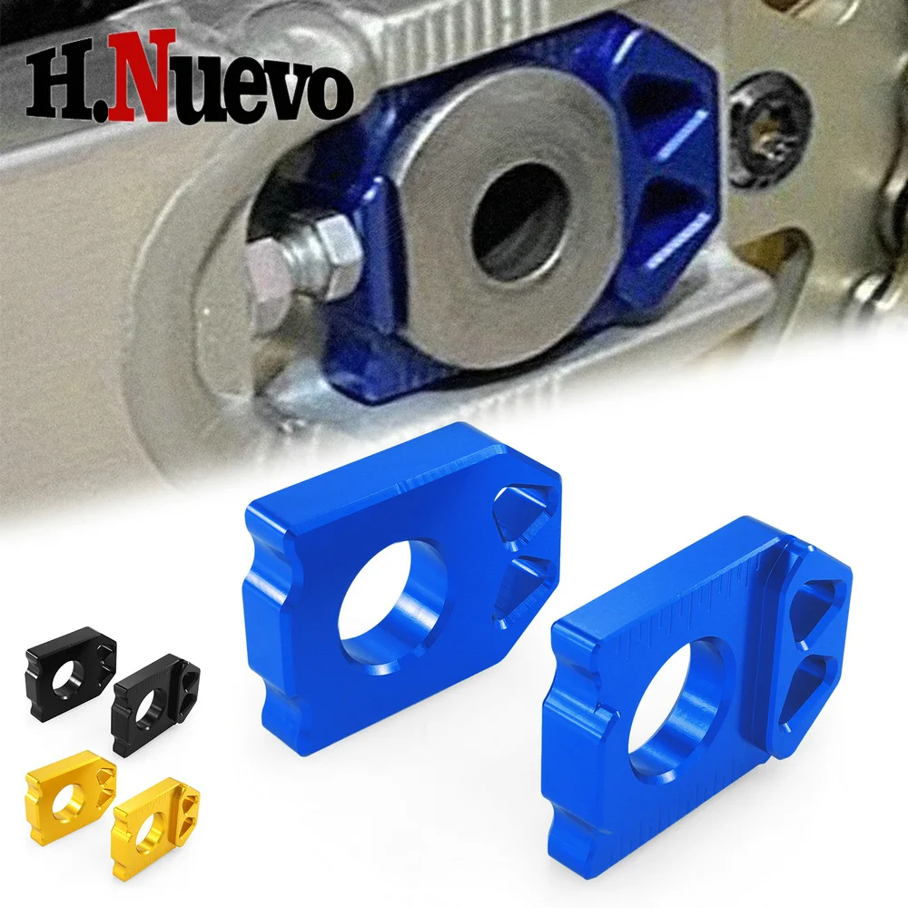 

Motorcycle Accessories For SUZUKI DRZ400SM DRZ400S DRZ400E CNC Rear Chain Adjuster Axle Blocks Tensioner Blocks Cover 2005-2024