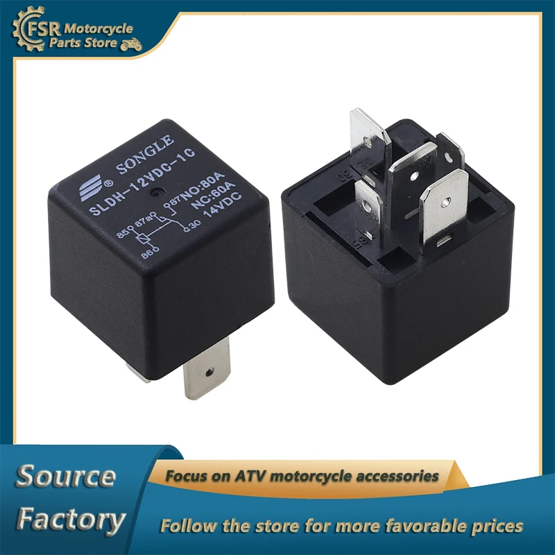 

DC12V relay is suitable for Linhai Mainstreet Aeolus 400 EFI scooter parts SLDH-12VDC-1C