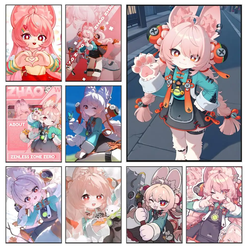 Game character Zenless Zone Zero ZHAO Poster Modern Luxury Wall Poster Home Decor Space Enhancer