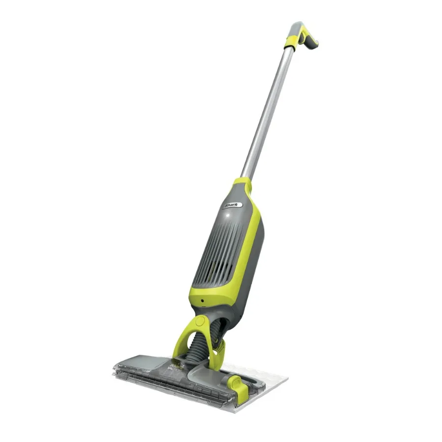 

VACMOP Cordless Hard Floor Vacuum Mop for Tile Vinyl Laminate Wood with 4 Disposable VACMOP Pads 12-oz Multi-Surface Cleaner VM