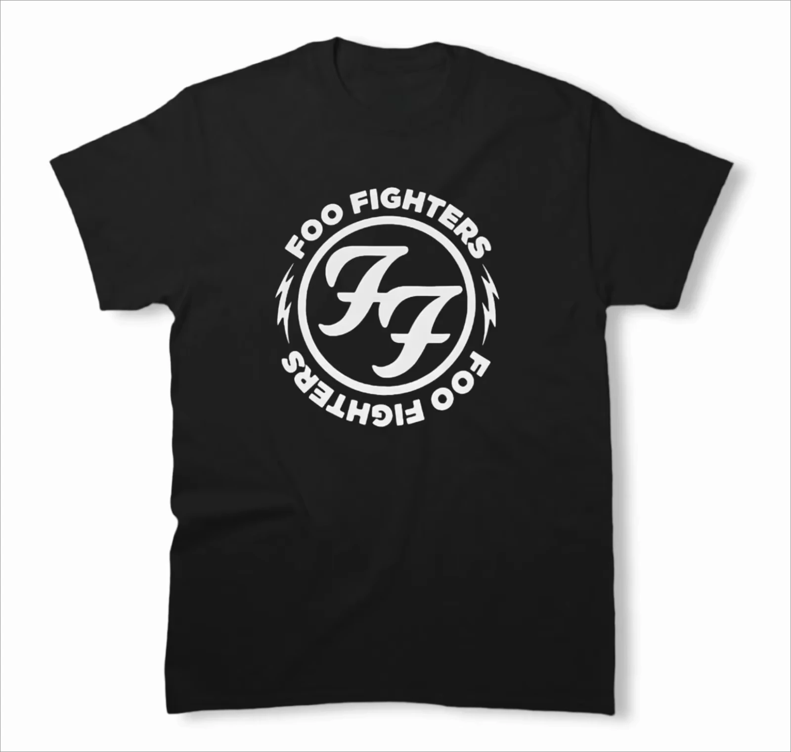 2026 Foo Fighters Camiseta _ Masculino _ Crew _ Presente _ Banda _ Música Luxo sofisticado é para homens e mulheres Top Y2k