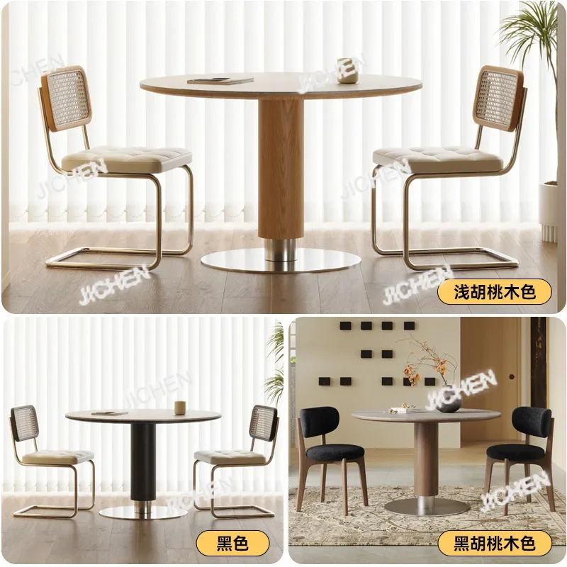 

Neu versandte Artikel stone slab small round table dining table household small apartment round dining table gho