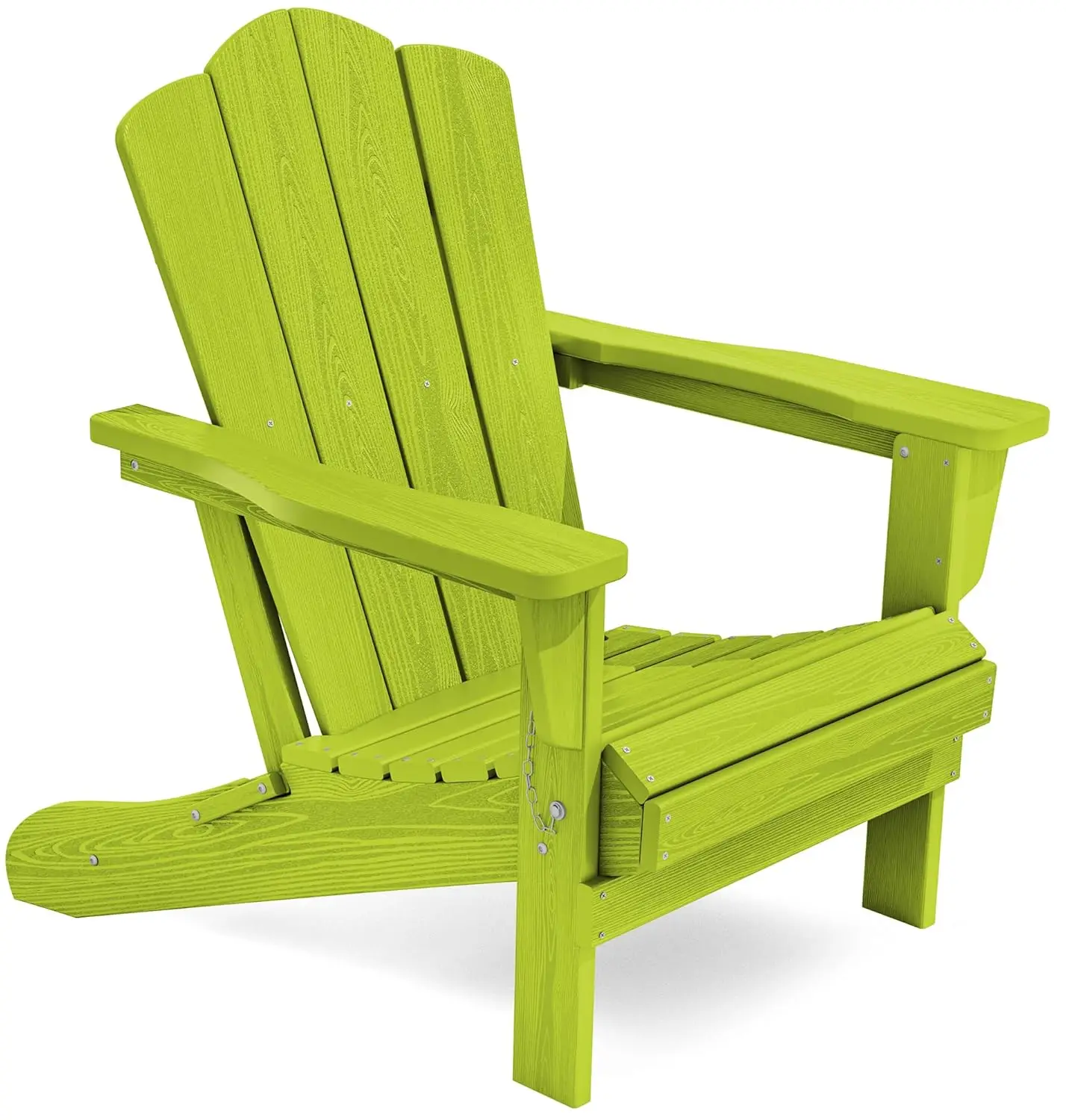 

Складное кресло Адирондак, всепогодные садовые стулья из HDPE, стул с текстурой дерева для зоны у бассейна, двора, террасы, на заказ