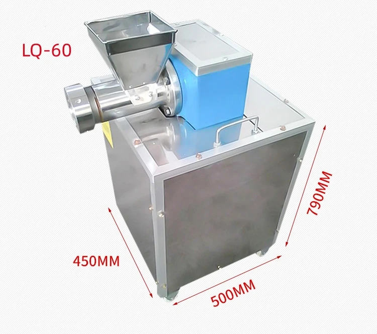 Industrial 80kg/h High Efficiency Automatic Noodle Macaroni Spaghetti Maker Machine Pasta Extruder Making Machine