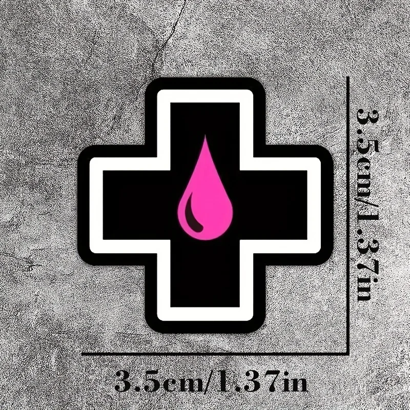 1 Peça de Adesivo Impermeável MUC-OFF para Bicicleta - Decoração Criativa de Protetor Solar para Amantes de Ciclismo ao Ar Livre, Adequado para Bicicletas de Estrada
